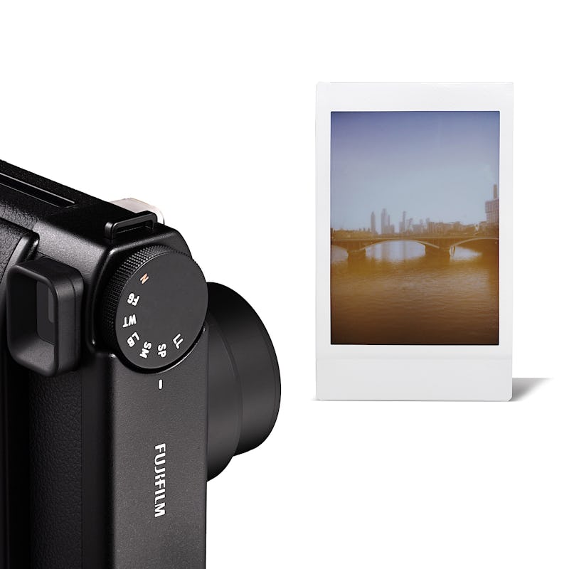 The sepia color effect applied to an Instax Mini instant printed photo shot with the Fujifilm Instax...