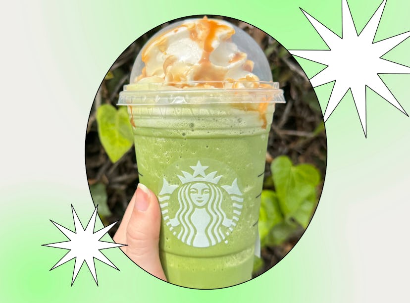 I tried Starbucks' new Luck of the Matcha Crème Frappuccino for St. Patrick's Day. 