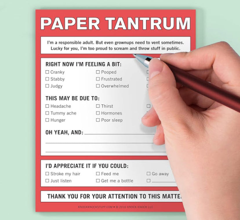 Knock Knock Paper Tantrum