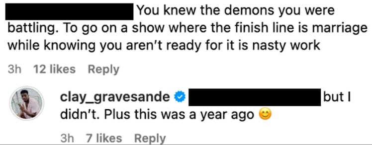 Clay from 'Love Is Blind' Season 6 said his ending was edited.