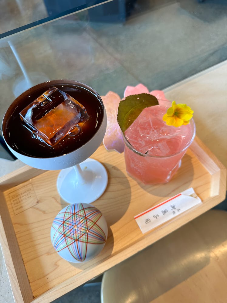 Tokyo Starbucks Reserve Roastery's spring sakura menu items