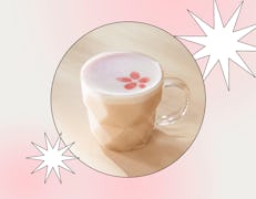 the Sakura Jasmine Soy Latte from Tokyo's Starbucks Reserve Roastery