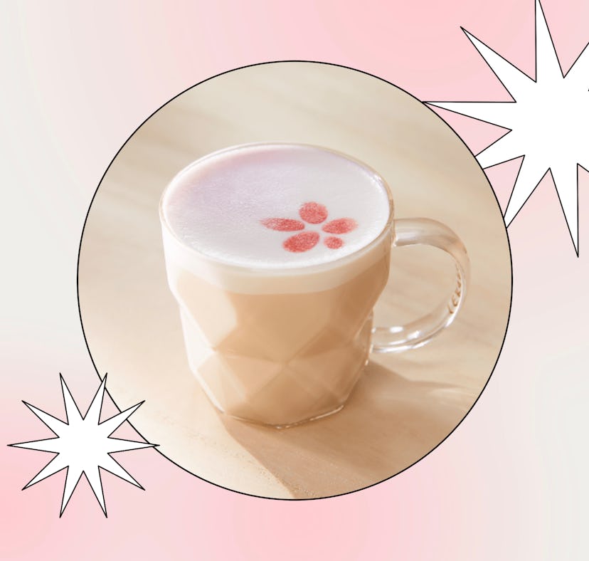 the Sakura Jasmine Soy Latte from Tokyo's Starbucks Reserve Roastery