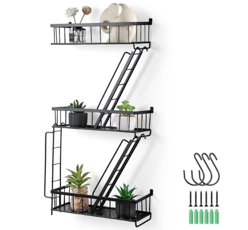 SweetSage Fire Escape Wall Shelf