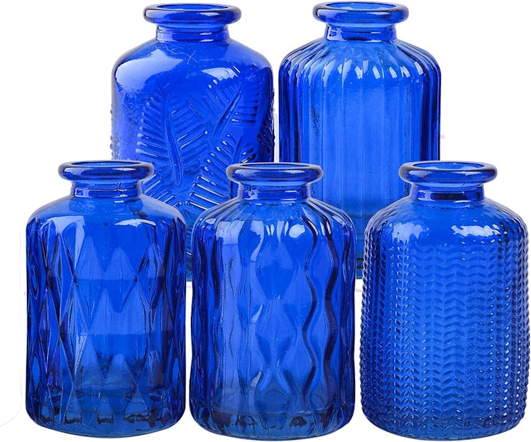 ELEGANTTIME Glass Bud Vases (Set Of 5)