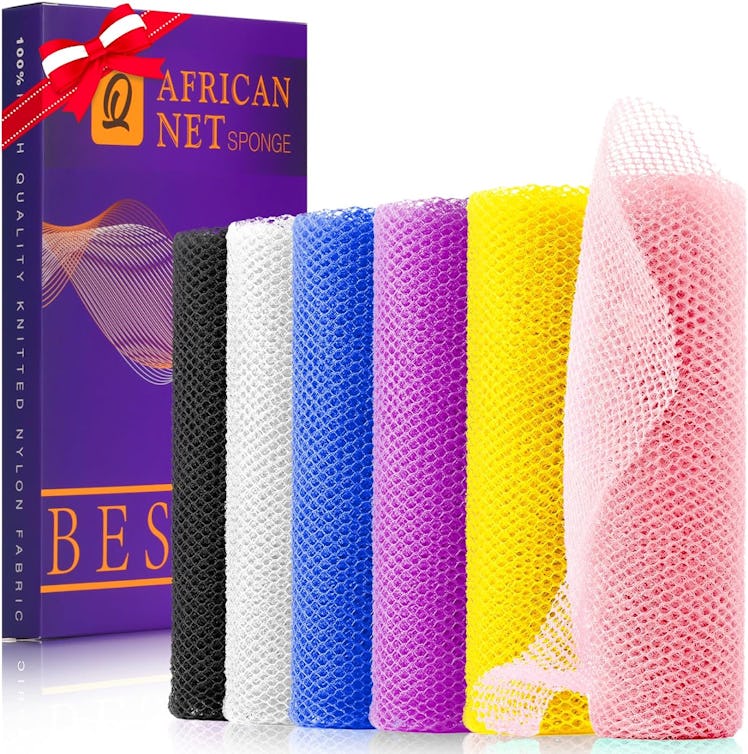 UJFQBH African Net Sponges (6 Pieces)