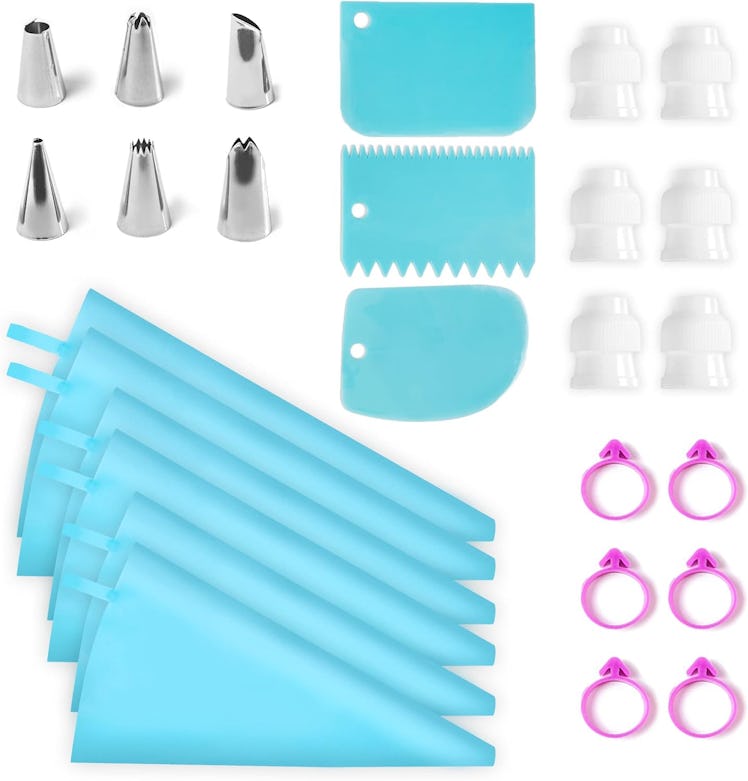 Riccle Reusable Silicone Piping Set (27 Pieces)