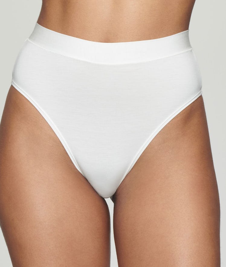 white high waisted underwear