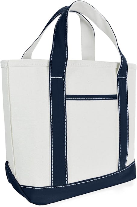 This mini tote bag comes in different colors. 