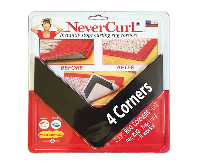 iPrimio V-Shape Rug Corner Grippers (4-Pack)