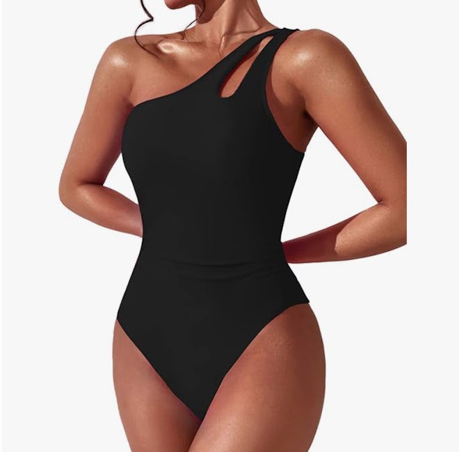 BEILON One-Shoulder One Piece Swimsuit