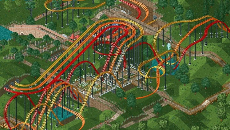 RollerCoaster Tycoon coasters