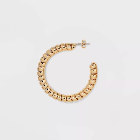 Full Twisted Hoop Earrings - A New Day™ Gold