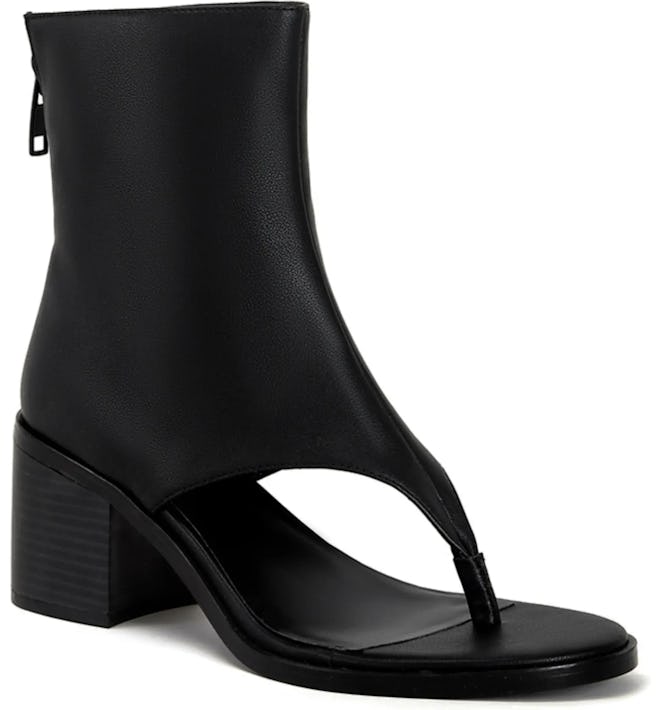 Azalea Wang Grayson Water Resistant Block Heel Sandal