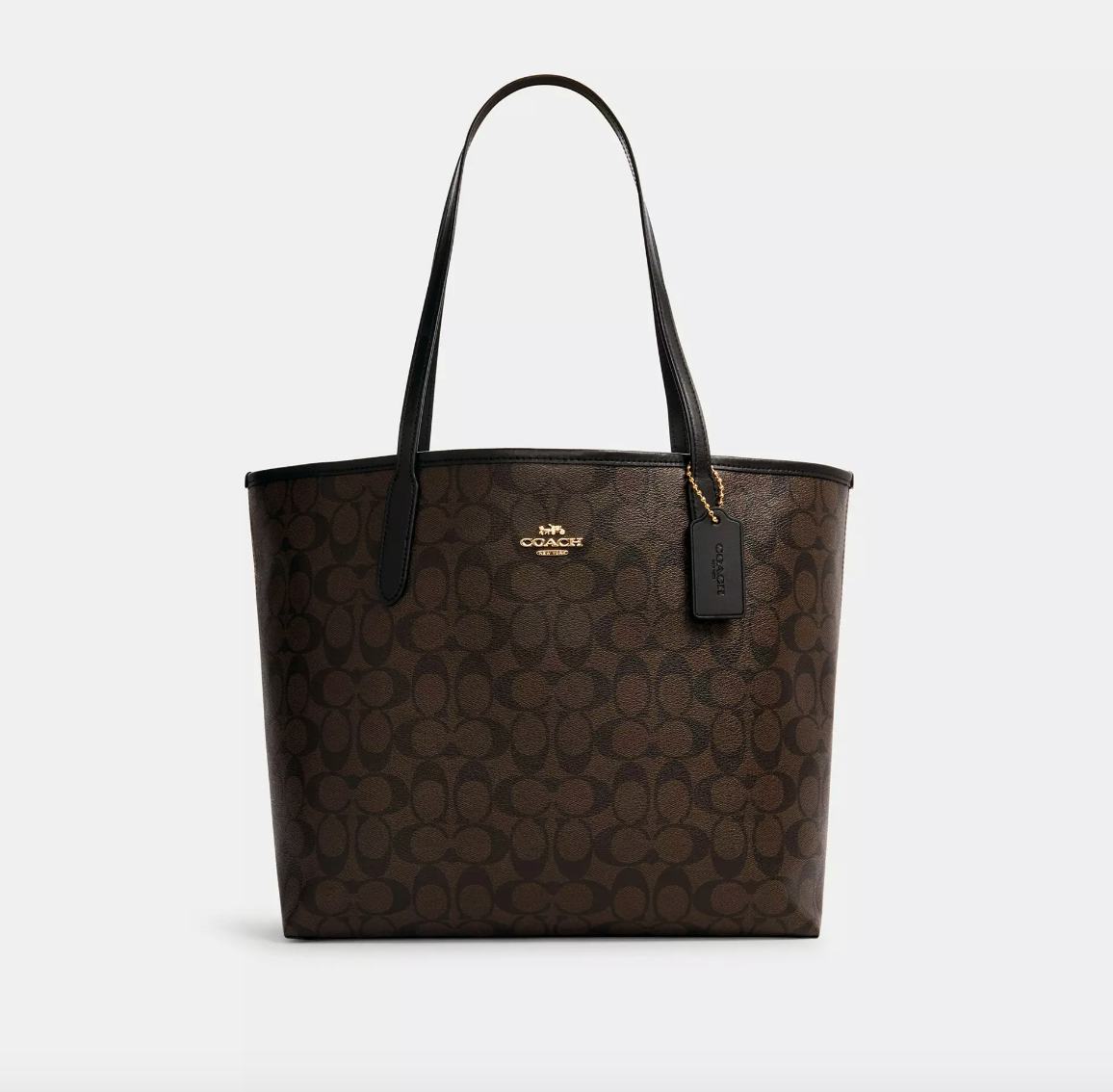 City Tote In Signature Canvas