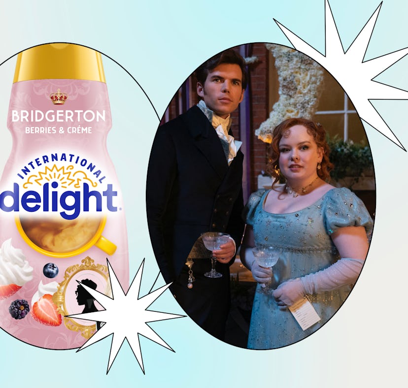 I tried International Delight's 'Bridgerton' coffee creamers and iced coffee.