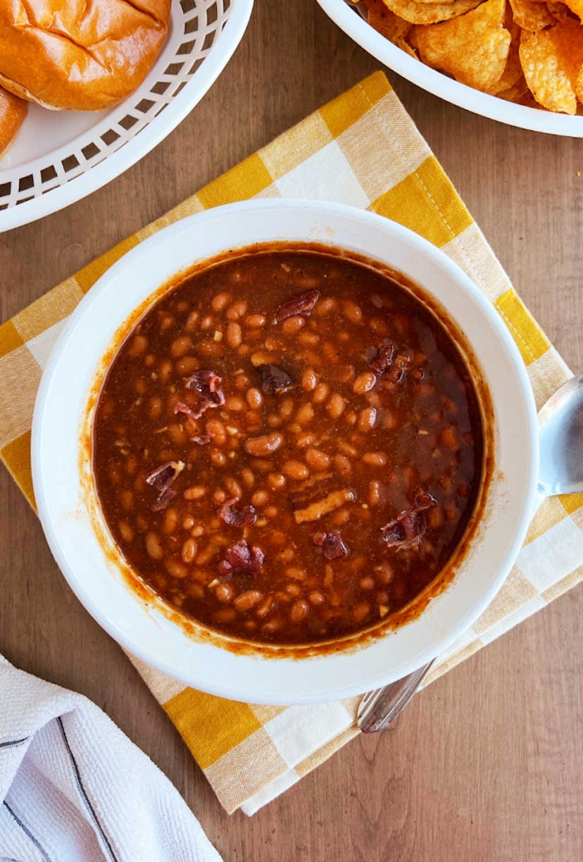Baked beans are one of the best Easter dinner side dishes to make.