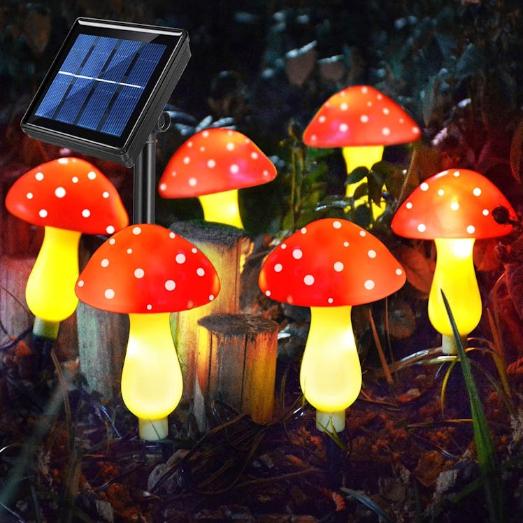 Abkshine Solar Mushroom Lights (Set of 6)