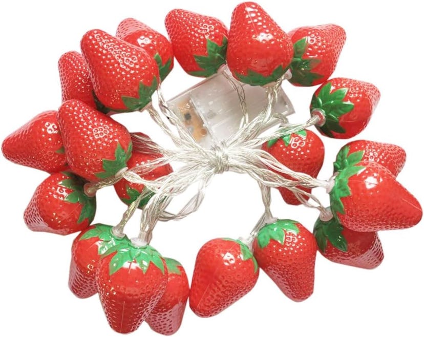 SDOUBLEM Strawberry String Lights