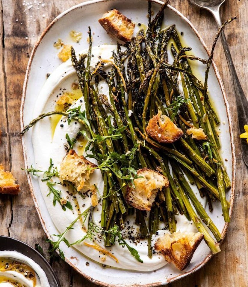 Roasted asparagus is one of the tastiest Easter dinner side dishes to make.
