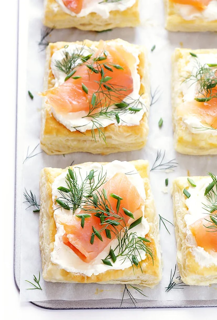 Smoked salmon and cream cheese pastries are one of the tastiest Easter breakfast ideas.