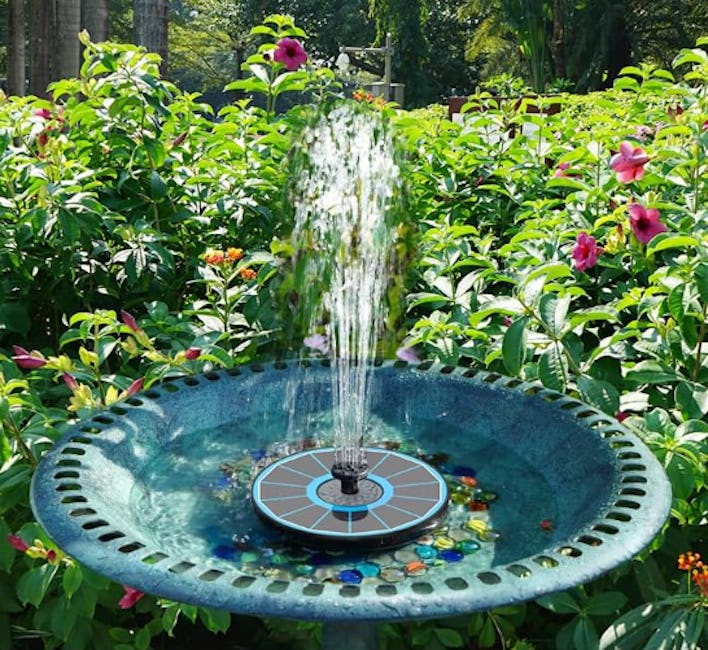 Yzert Solar-Powered Fountain