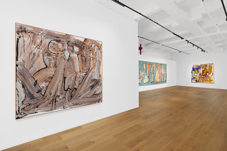 Installation view of Claude Lawrence: Reflections on Porgy & Bess, at Venus Over Manhattan, 55 Great...