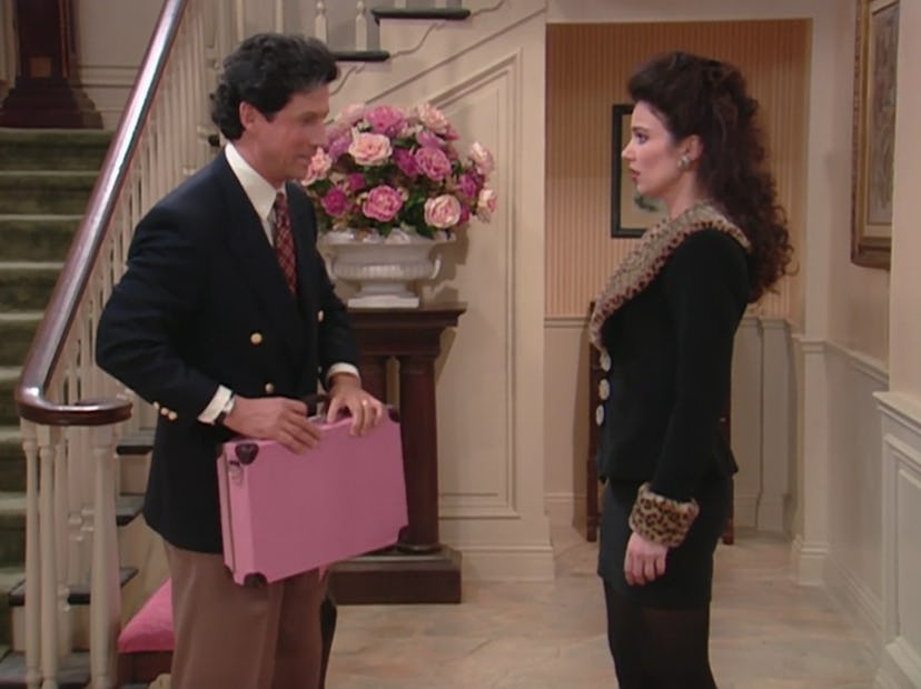 Mr. Sheffield and Fran Fine in 'The Nanny.'