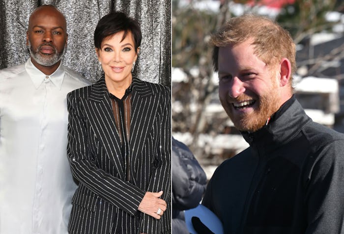 Prince Harry was seen skiing with Kris Jenner's boyfriend, Corey Gamble.