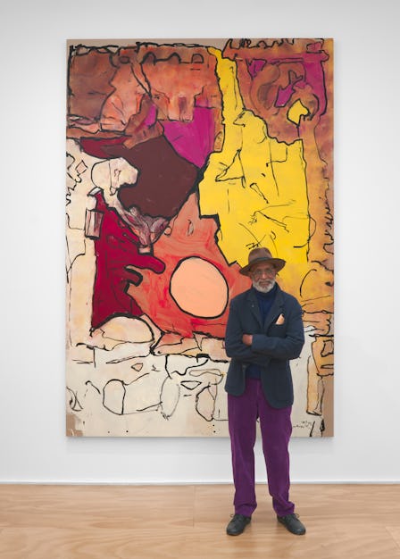 Claude Lawrence in his exhibition ‘Reflections on Porgy & Bess’ at Venus Over Manhattan, 39 Great Jo...