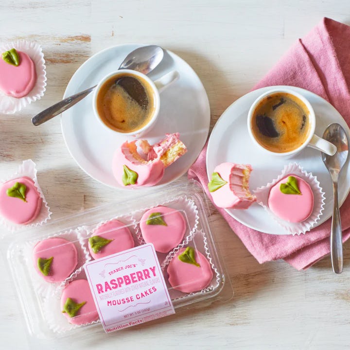 Trader Joe's Raspberry Mousse Cakes are one of the retailer's many spring treats.