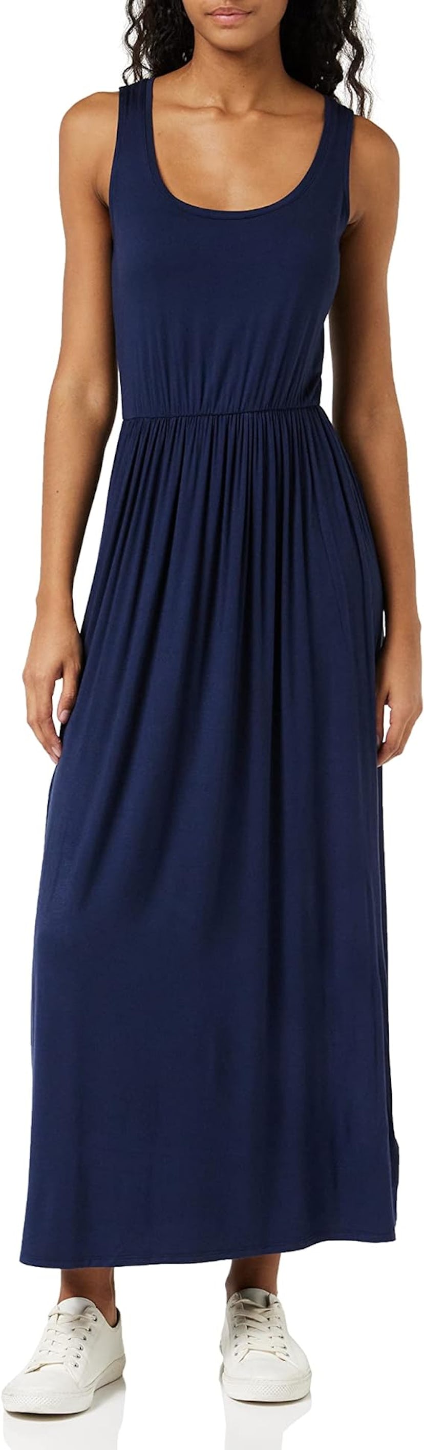 Amazon Essential Tank Waisted Maxi Dress