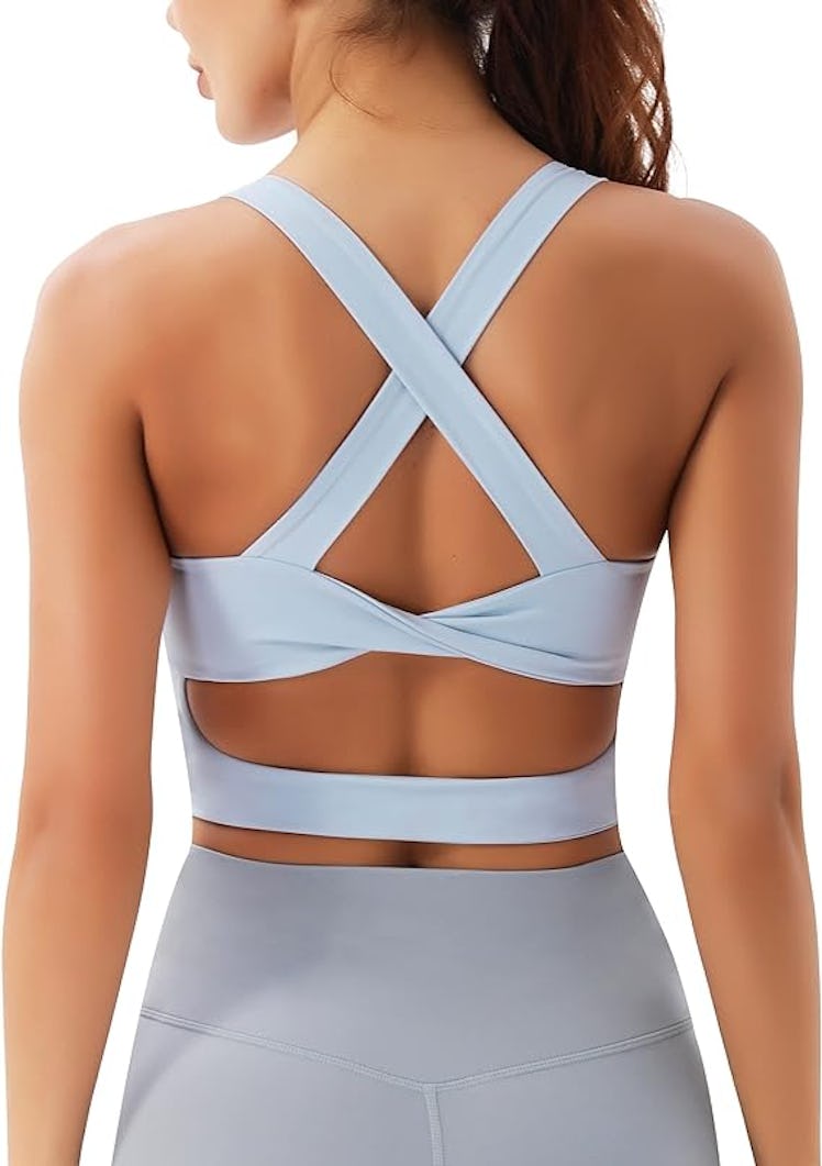 JOYSPELS Criss-Cross Sports Bra Tank