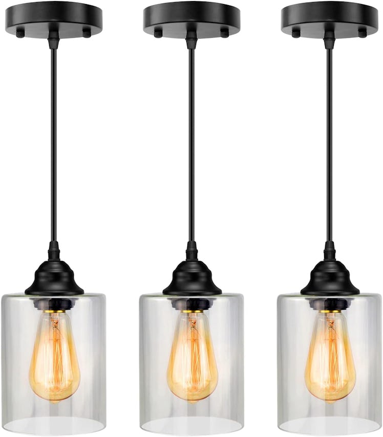 Uxtrodecor Industrial Pendant Lighting (3-Pack)