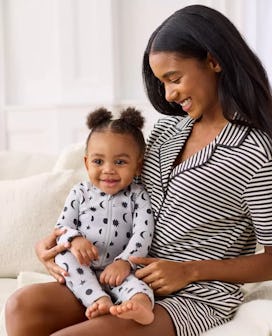 HannaSoft pajamas for mom and baby