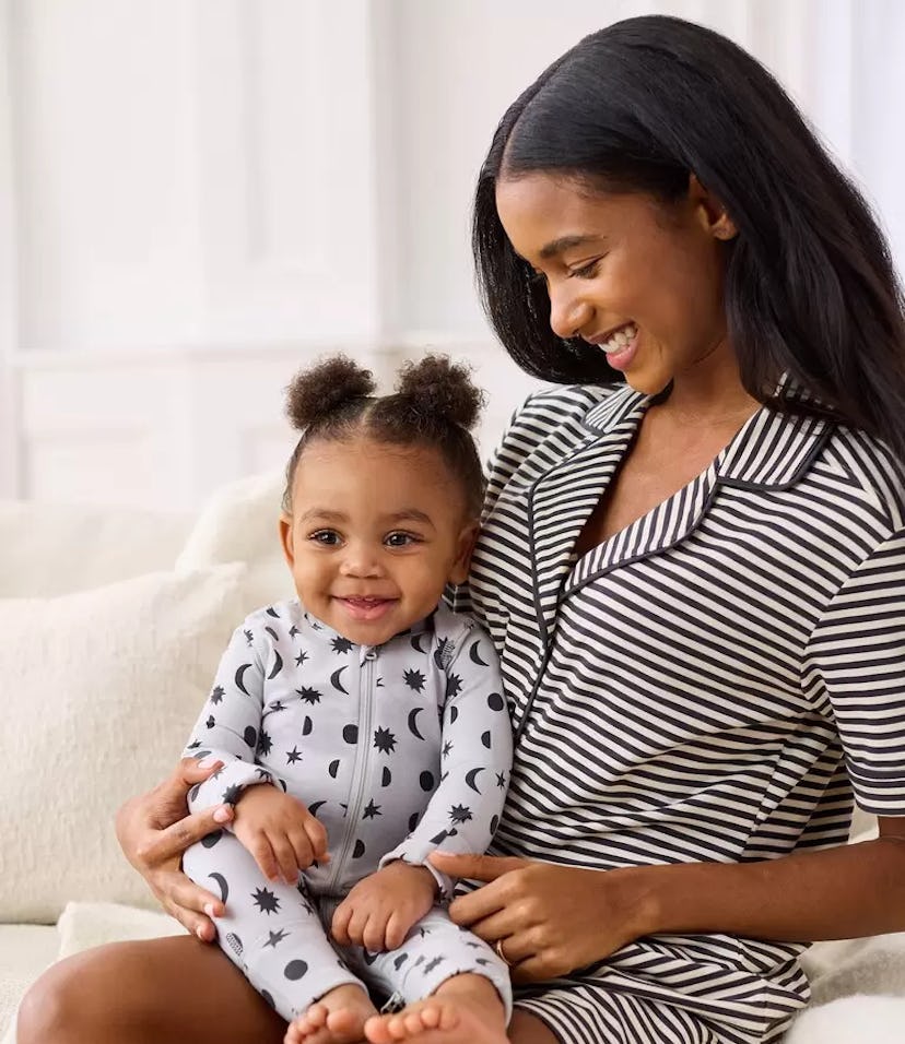 HannaSoft pajamas for mom and baby