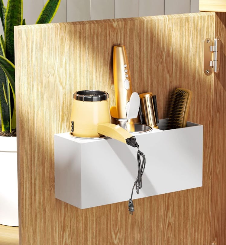 NIUBEE Wall Mount Hair Styling Tool Organizer