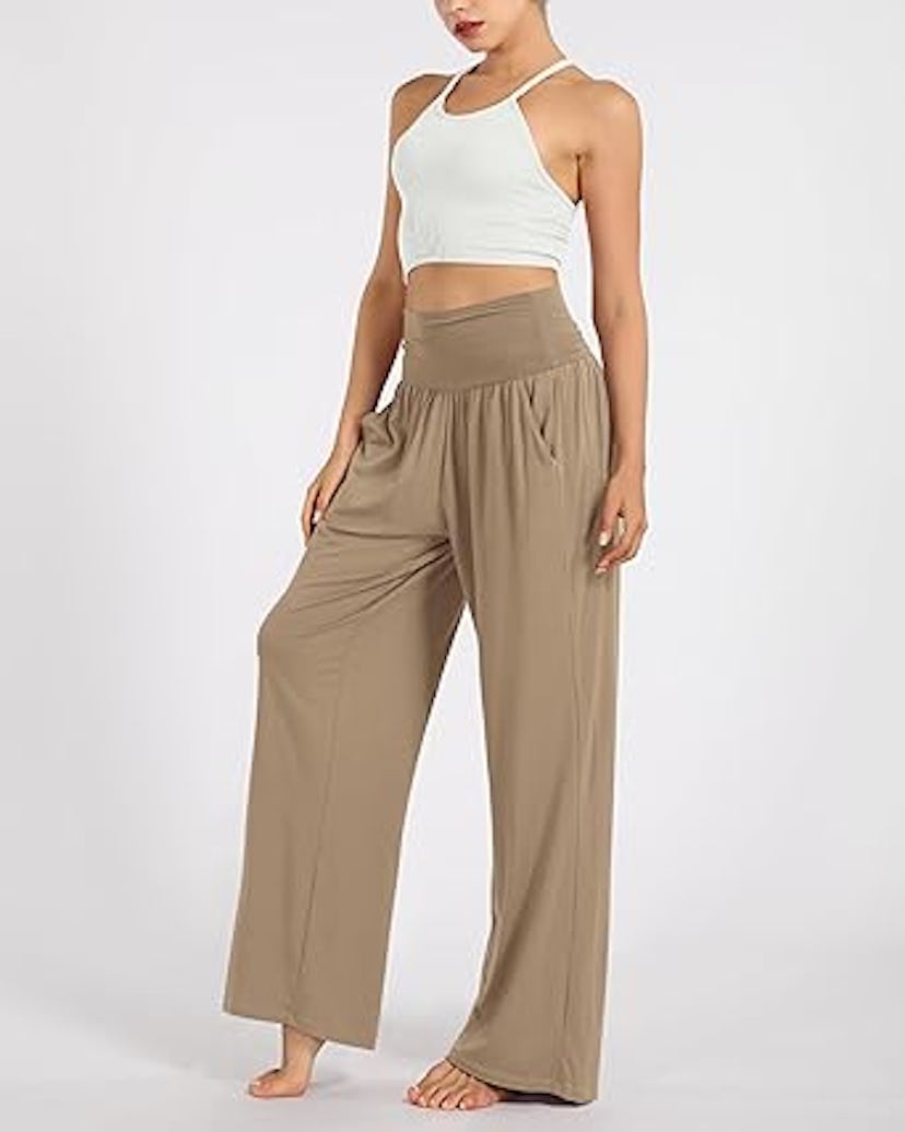 ODODOS Wide-Leg Palazzo Pants