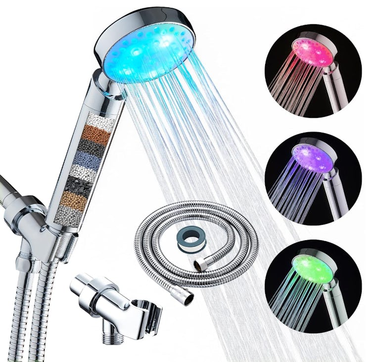 KAIREY Led 7-Color Light Handheld Shower Head