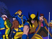 Beast (voiced by George Buza), Rogue (voiced by Lenore Zann), Morph (voiced by JP Karliak), Cyclops ...