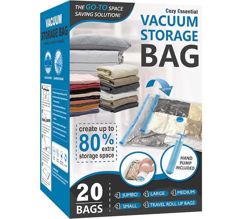 Cozy Essential Vacuum Storage Bags (20-Pack)