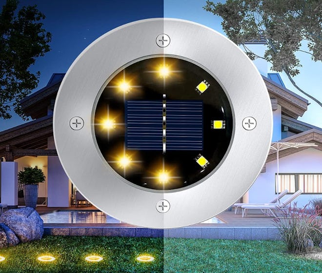 Flalivi LED Solar Garden Lights (12-Pack)