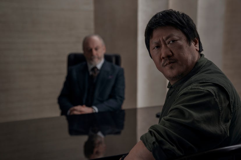 Liam Cunningham and Benedict Wong in '3 Body Problem.'