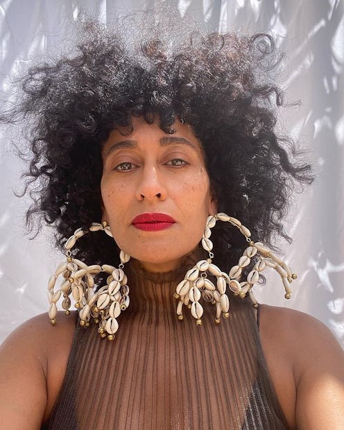 Tracee Ellis Ross red lipstick