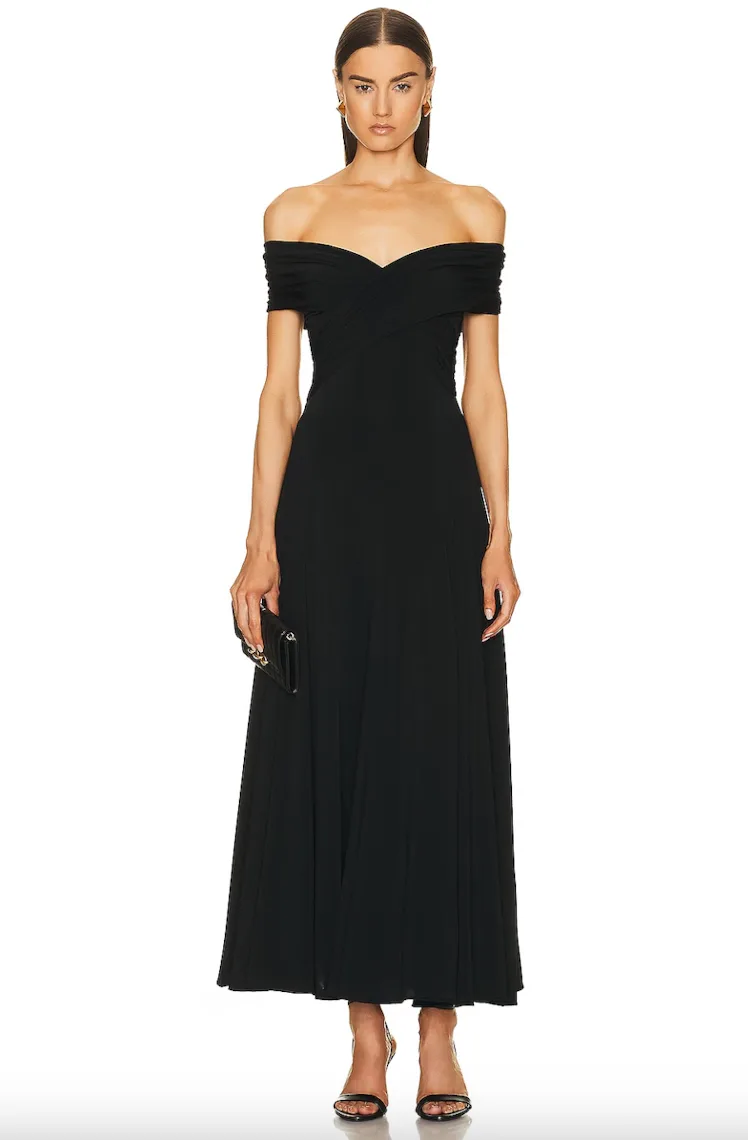 kendall jenner black maxi dress Kendall Jenner Black Velvet Vogue 95th Anniversary Party Dress