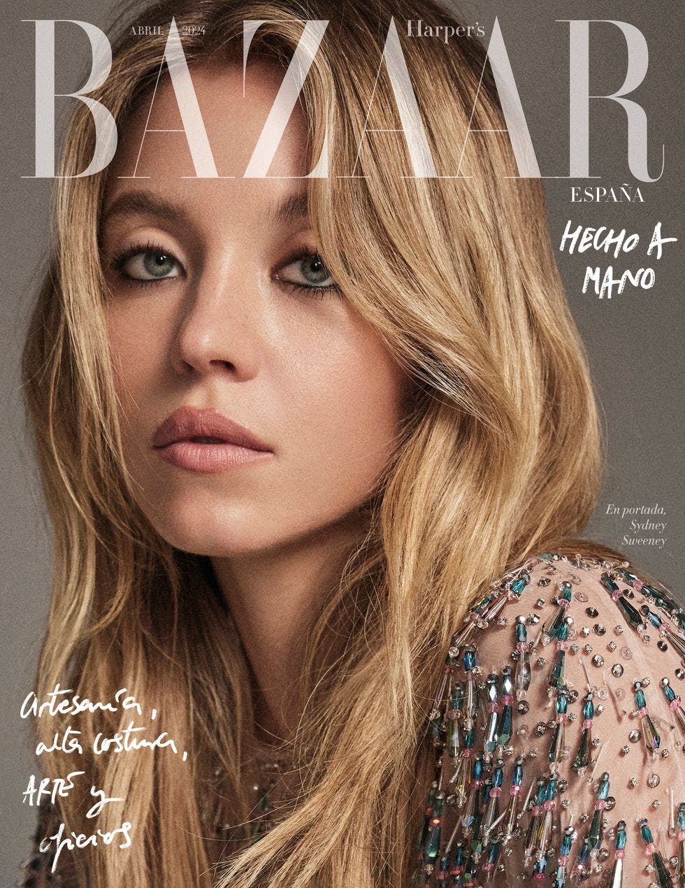 Sydney Sweeney&rsquo;s second Harper&rsquo;s Bazaar Spain cover