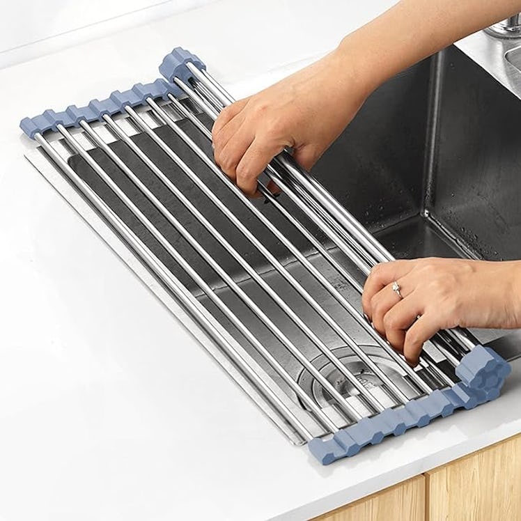 MECHEER Over The Sink Dish Drying Rack