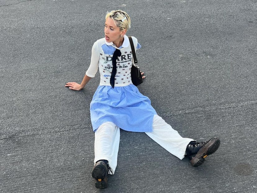 Iris Law in a photo posted to Instagram, March 20, 2024.