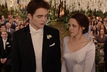 Robert Pattinson and Kristen Stewart in 'Twilight'