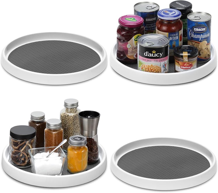 LANDNEOO Non-Skid Lazy Susan Organizers (4-Pack)